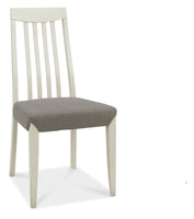 Bergen Grey Washed Slat Back Chair - Titanium