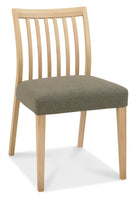 Bergen Oak Low Slat Back Chair