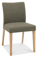Bergen Oak Upholstered Chair