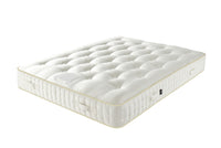 White mattress on a white background