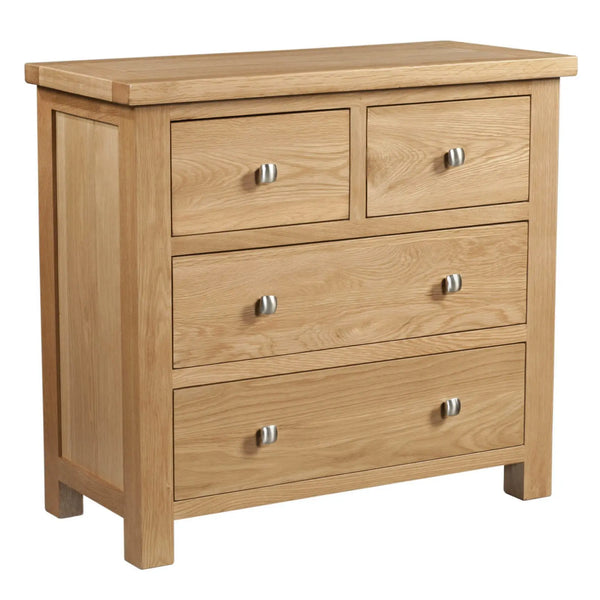 Wooden dresser with four drawers