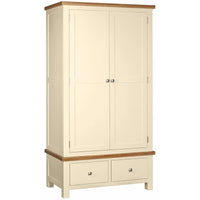 White wardrobe with two drawers