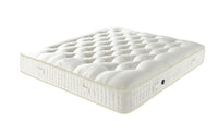 White mattress on a white background
