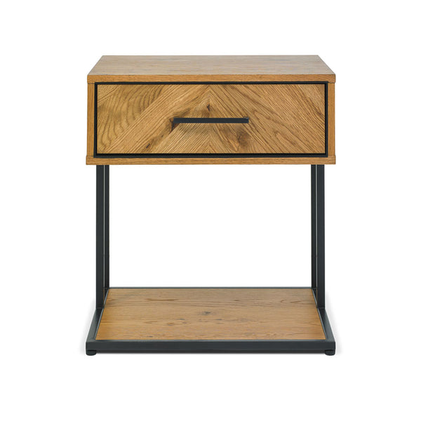 Rustic 1 drawer bedside