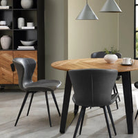 Garcia Vintage Faux Leather Chair