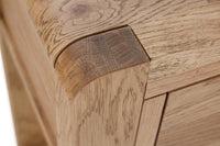 Close-up of a wooden surface with a visible grain pattern